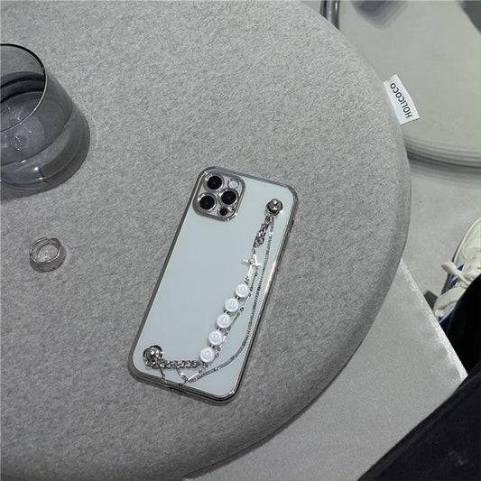 Electroplated Pearl Bracelet Phone Case Cover