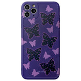 Floral butterfly full silicone protective cover