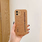 Original Wood Grain Mobile Phone Case New Protective Cover