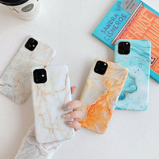 Frosty marble phone case