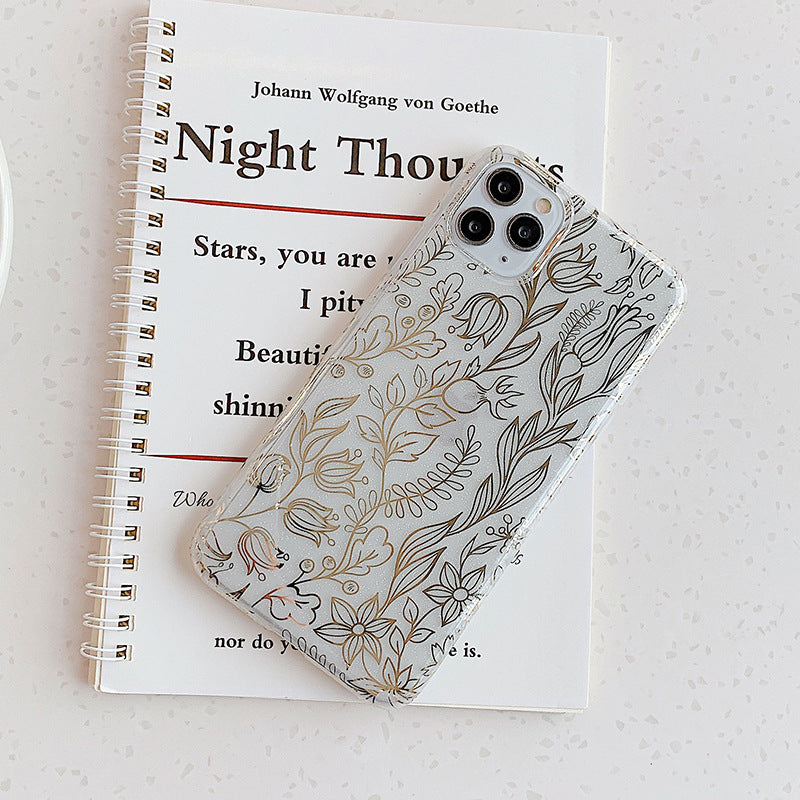 Plant leaf phone case