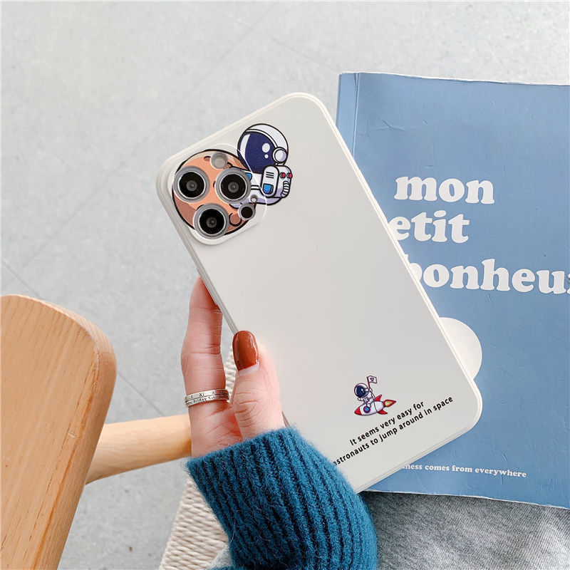 Silicone Mobile Phone Cover for Lunar Astronauts