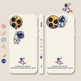 Silicone Mobile Phone Cover for Lunar Astronauts