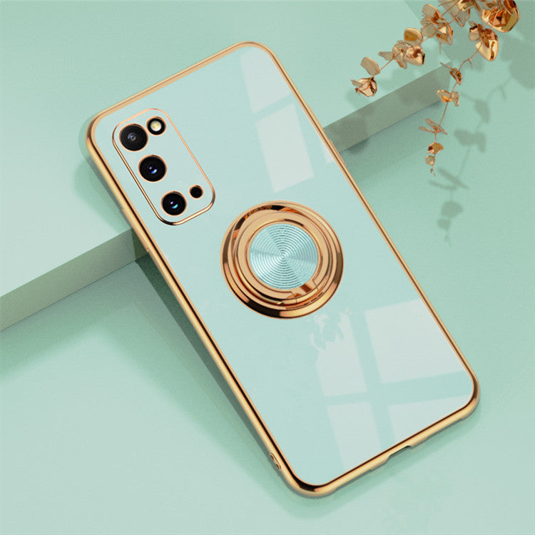 Mobile Phone Case Ring Buckle Magnetic Car Electroplating Protective Cover