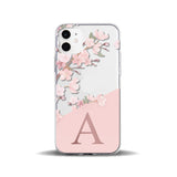 Apple-Compatible iPhone 11/12 Pro Peach Blossom Letter Case.