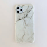 Glossy Marble Pattern Mobile Phone Case Glossy Silicone Protective Cover