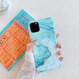 Frosty marble phone case
