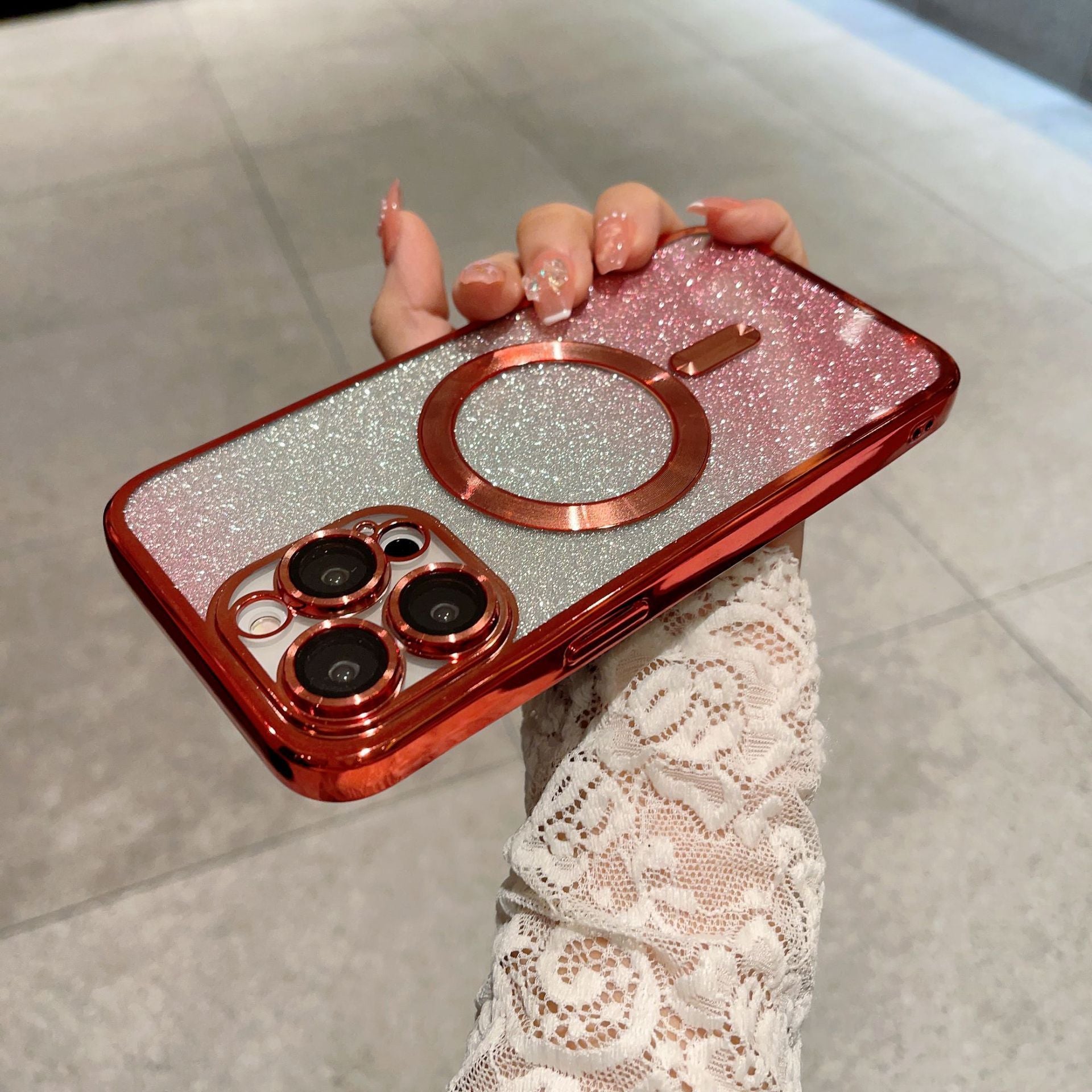 Electroplating Magnetic Mobile Phone Protective Cover