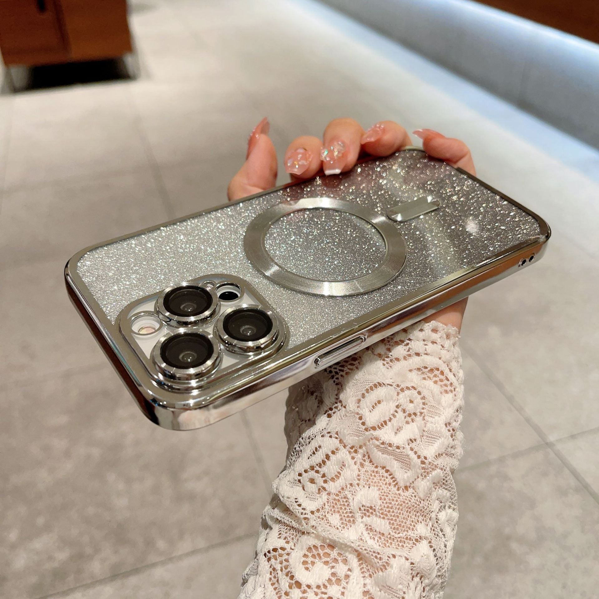 Electroplating Magnetic Mobile Phone Protective Cover