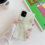 Frosty marble phone case