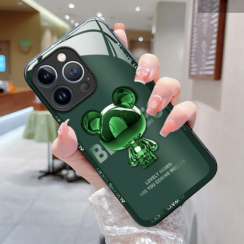 Back Cover Stereo Gradient Bear Phone Case