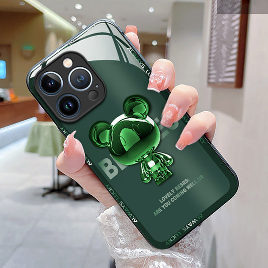 Back Cover Stereo Gradient Bear Phone Case