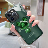 Back Cover Stereo Gradient Bear Phone Case