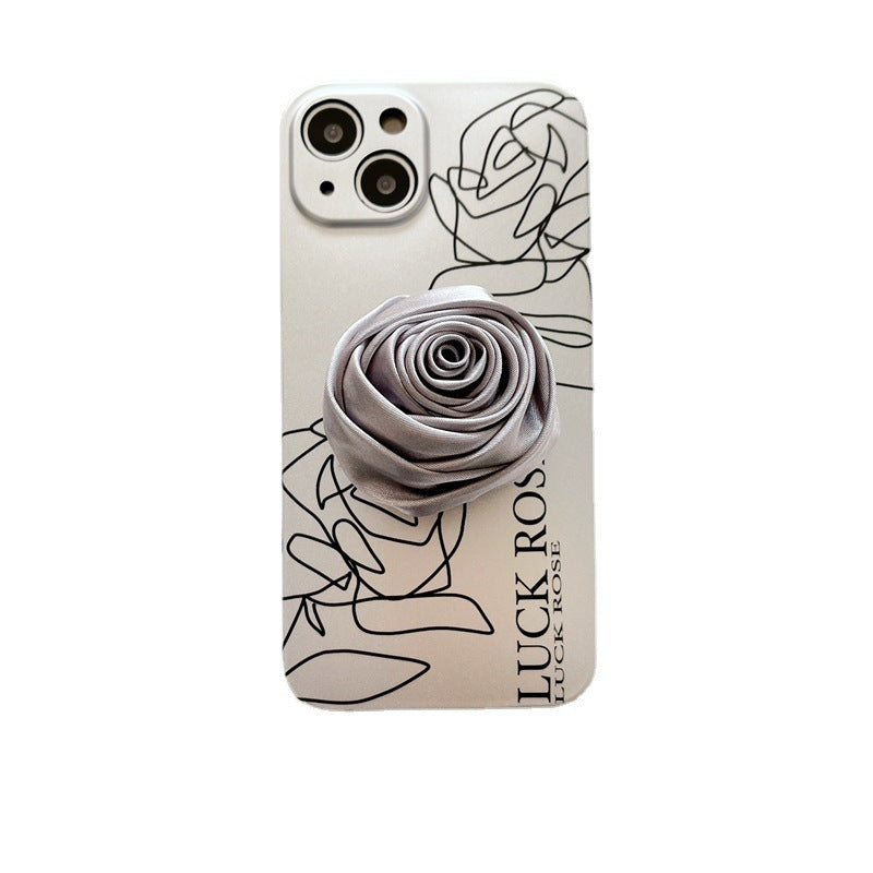 Rose Bracket Phone Case Plating