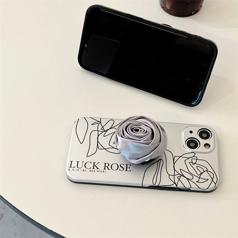 Rose Bracket Phone Case Plating