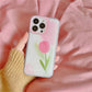 Tulip Transparent Tpu Mobile Phone Case Cover