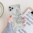 Plant leaf phone case