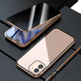 Anti-peeping Magnetic Suction Protective Cover Mobile Phone Case