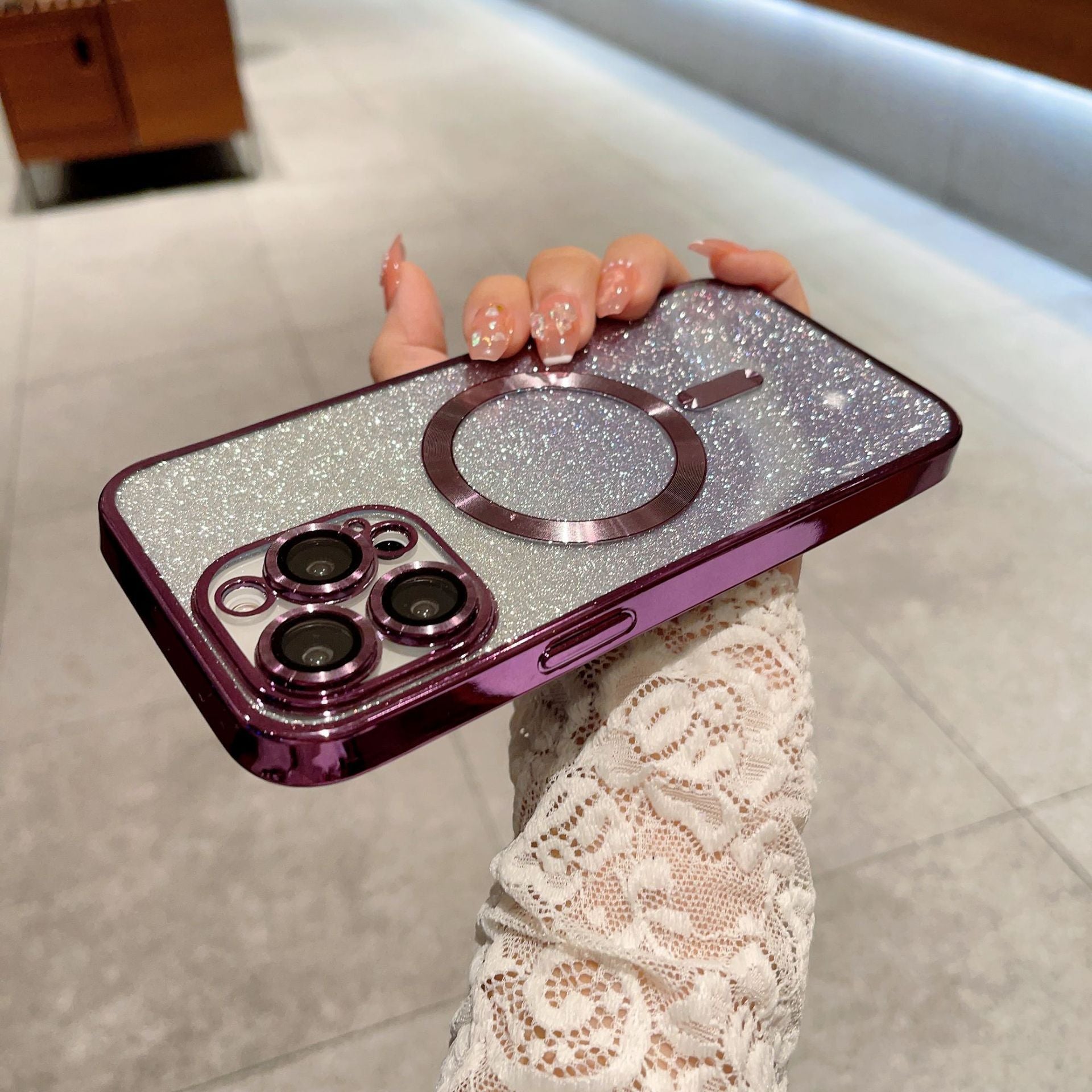 Electroplating Magnetic Mobile Phone Protective Cover