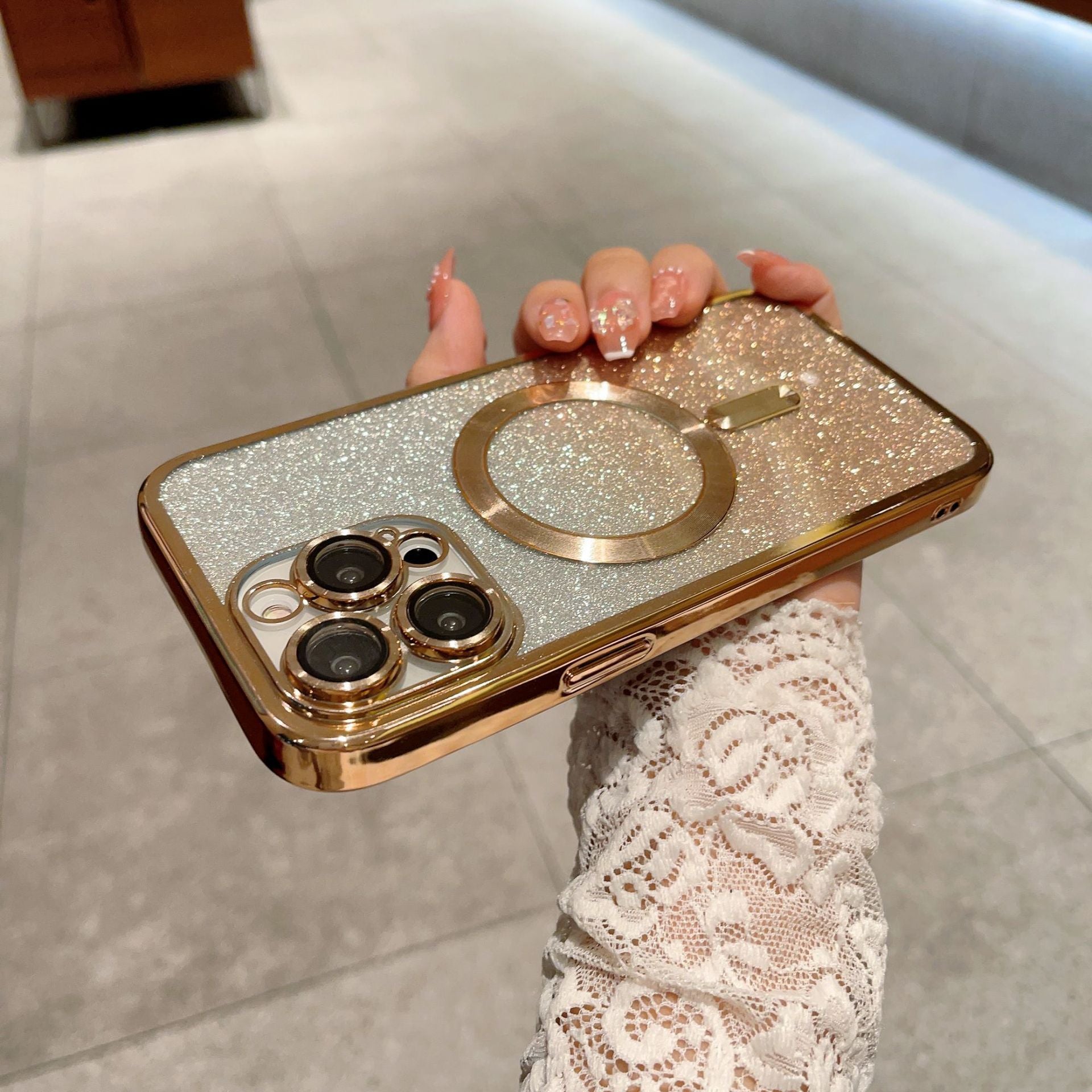 Electroplating Magnetic Mobile Phone Protective Cover
