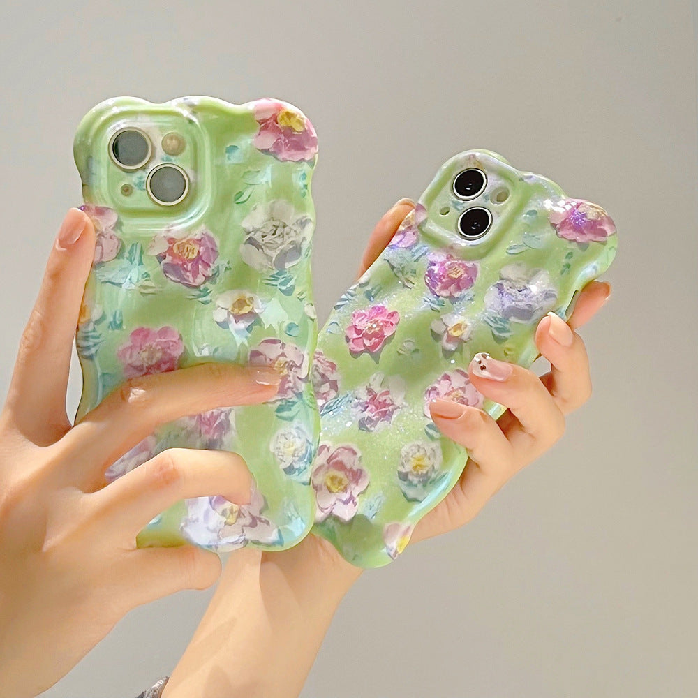 Fashion Simple Three-dimensional Wave Mobile Phone Protective Cover