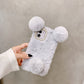 Fashion Simple Cute Plush Panda Phone Case